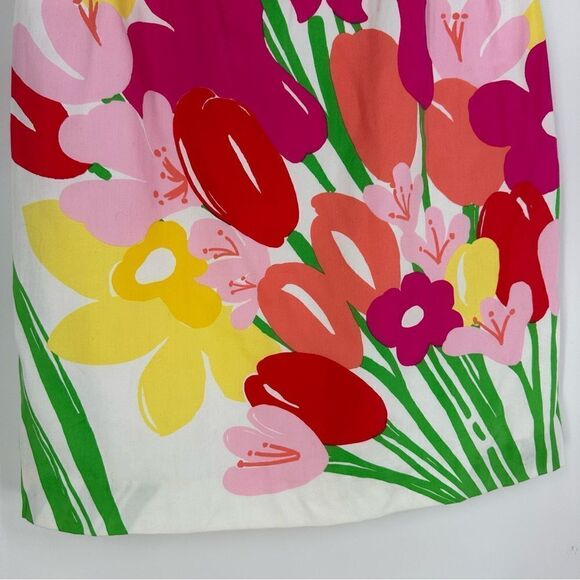 LILLY PULITZER Taytay Colorful Floral Sleeveless Tank Mini Dress Sz 2 - Picture 3 of 10